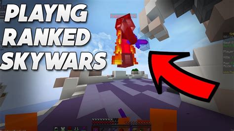 First Time Playing Ranked Skywars In Hypixel Hypixel Skywars Youtube