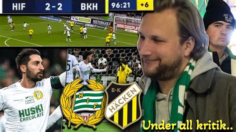 Hammarby Häcken 2 2 Det är OFFSIDE Varför händer detta alltid oss