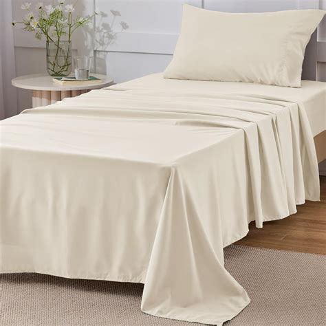 Amazon.com: ChiXpace Twin XL Sheets Dorm Bedding - Soft Extra Long Twin Bed Sheets, 3 Pieces ...