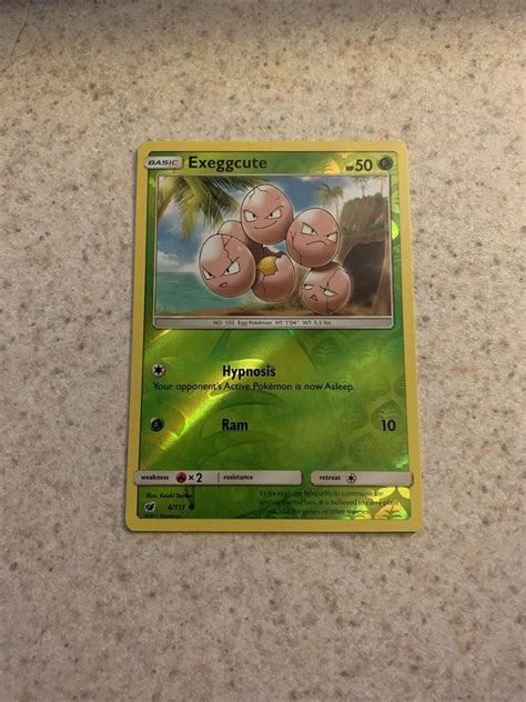 Exeggcute Crimson Invasion Reverse Holo Pokemon Card Nm Ebay