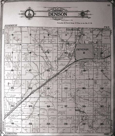 1908 Denison Township Crawford County Iowa