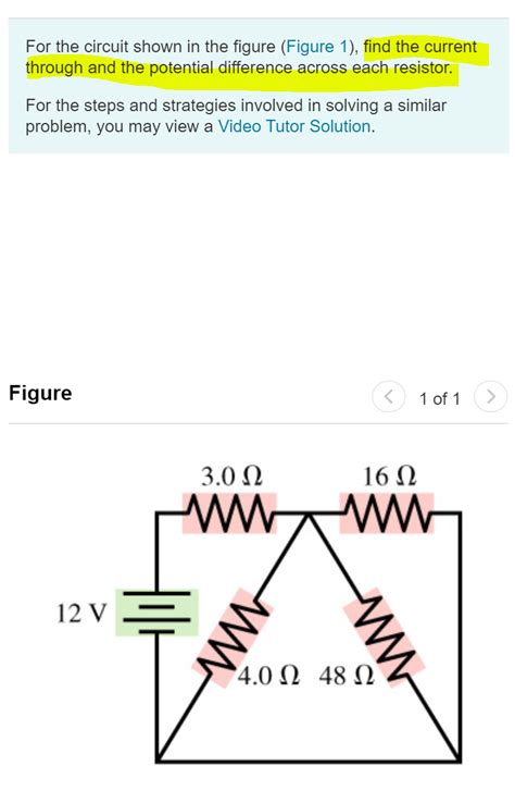 Draw A Circuit Diagram For The Circuit Of Figure 1