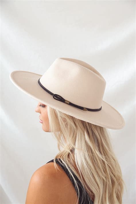 Into The Wild Cream Felt Fedora Hat Women Hats Fashion Fedora Hat Fedora