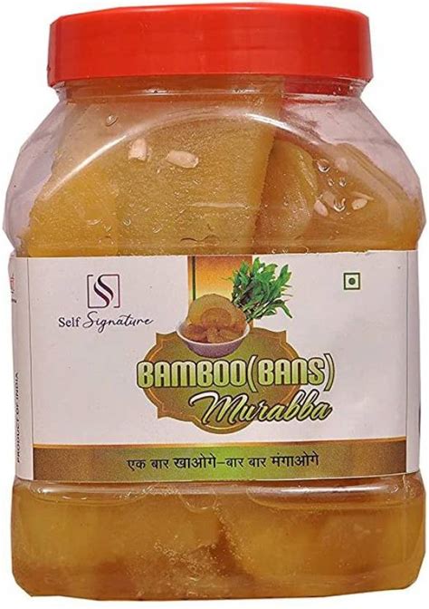 Self Signature Homemade Organic Natural And Freshsweet Bamboo Murabba