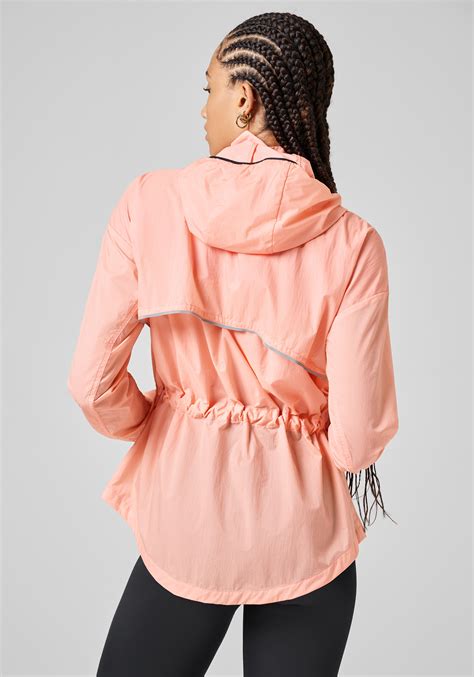 Light Windbreaker Jacket Peach Casall