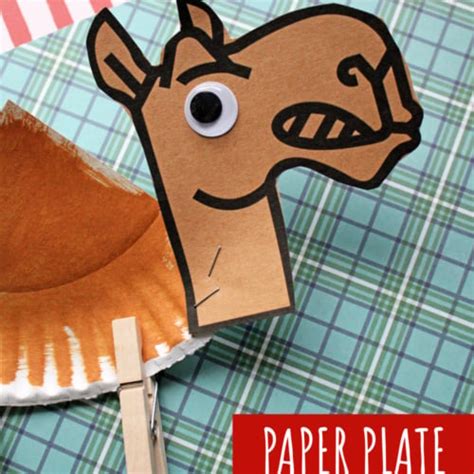 Create A Camel Craft From A Paper Plate Glued To My Crafts