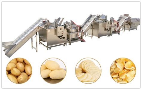 150 Kg H Small Scale Potato Chips Making Machine Manufacturing Equipment