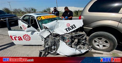 Hoy Tamaulipas Accidentes En Tamaulipas Se Estrella Ebrio Taxista En Matamoros