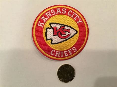 Kansas City Chiefs Vintage Embroidered Iron On Patch 3” X 3” Grade A