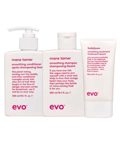 Evo Mane Tamer Smoothing Trio Bundle – Oz Hair and Beauty