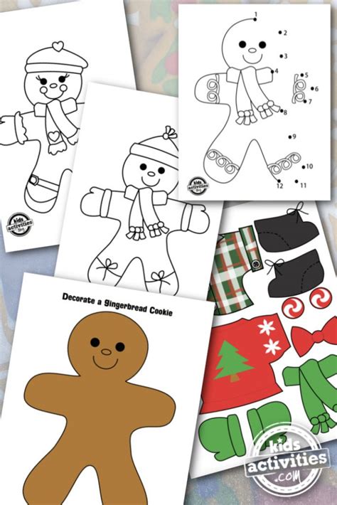 Printable Gingerbread Man Worksheets Crafts Actvities And Worksheets