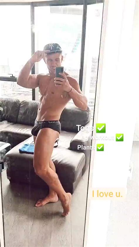 Auscaps Orpheus Pledger Shirtless On Instagram