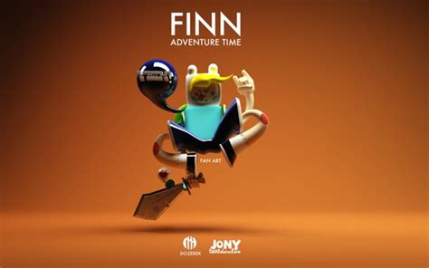 ADVENTURE TIME! FINN "Fan Art" by Rodrigo Gtz. DOZEREK, via Behance ...