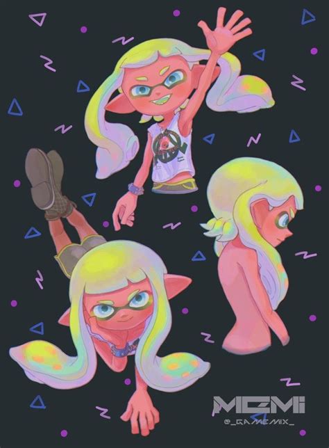 Pingl Par Kendall Ms Sur Splatoon Jeux Retro Splatoon Dessin