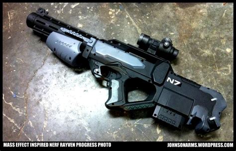 Mass Effect Inspired Nerf Rayven By Johnsonarmsprops On Deviantart