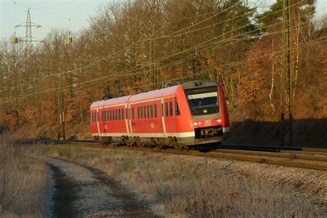 612 138 ist als Lz am 14.01.2012 in Kennelgarten - Bahnbilder.de