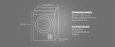 Secadora Kg Carga Frontal Con Condensaci N Blanco Msc B E