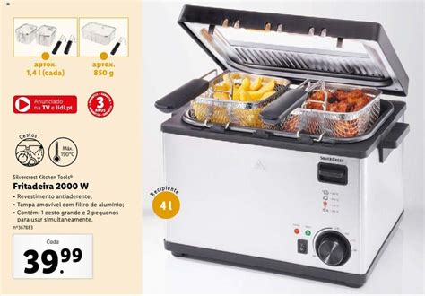 Promoção Silvercrest Kitchen Tools Fritadeira 2000w Em Lidl