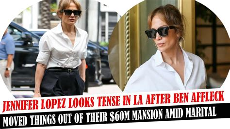 Jennifer Lopez Looks Tense In La After Ben Affleck Moved Things Out Of