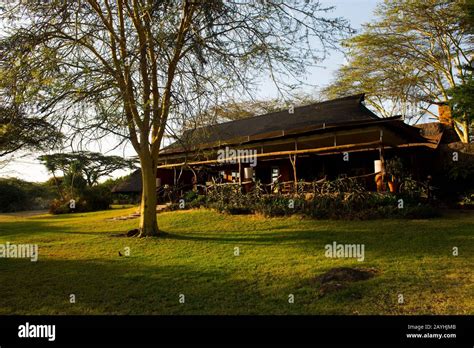 The Lewa Safari Camp In The Lewa Wildlife Conservancy In Kenya Stock