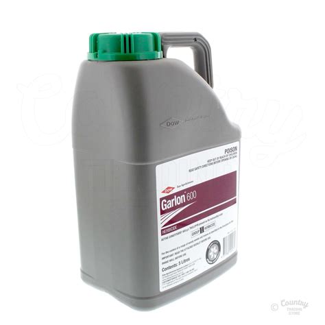 Garlon 600 Herbicide Triclopyr 5L 5 Litre Dow Broadleaf Woody Weeds ...