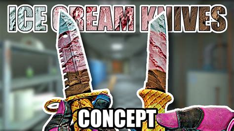 Ice Cream Knives Concept ★ Cs Go Showcase Youtube