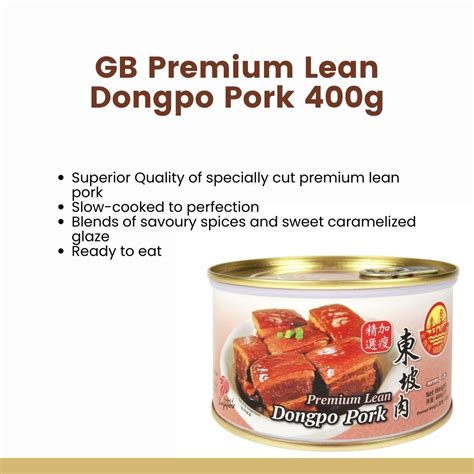 Golden Bridge Premium Lean Dongpo Pork Bundle Of Ots International