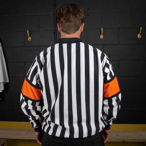 Ccm Pro 150 Hockey Referee Jersey With Orange Or Red Armbands Zebrasclub