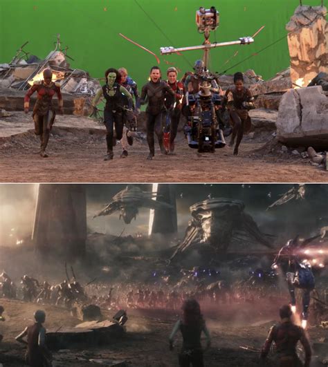 25 "Avengers: Endgame" Pictures That Show Iconic Scenes Before And ...