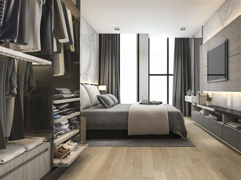 Bedroom with closet - design ideas - Lovihomi