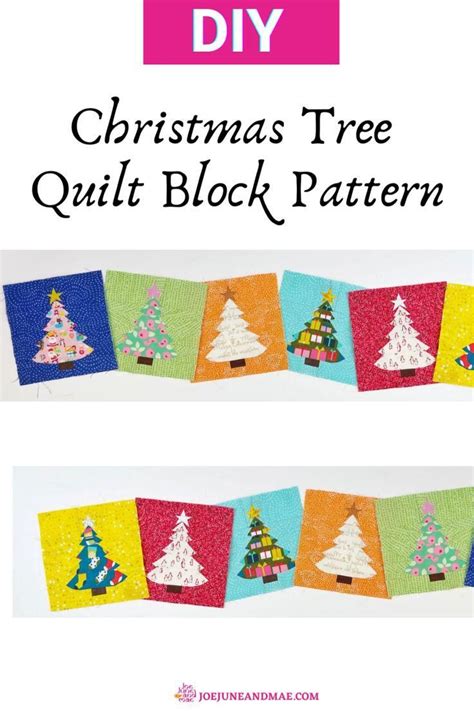 Christmas Tree Quilt Block Pattern [video]