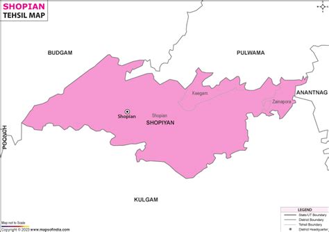 Shopian Tehsil Map