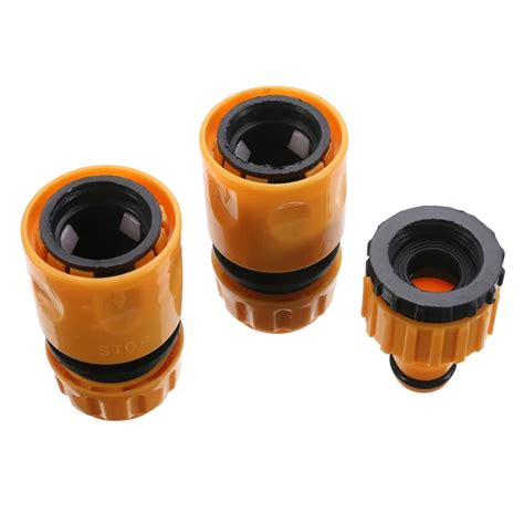 Buy 3pcs Fast Quick Tap Water Connector Adaptor 12 3