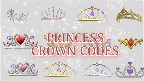 Roblox Princess Crown Codes Accessories Codes Roblox For Bloxburg