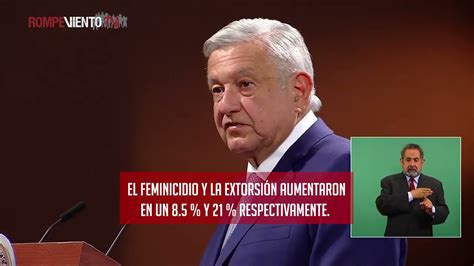 Presenta Amlo Primer Informe Trimestral Rompeviento