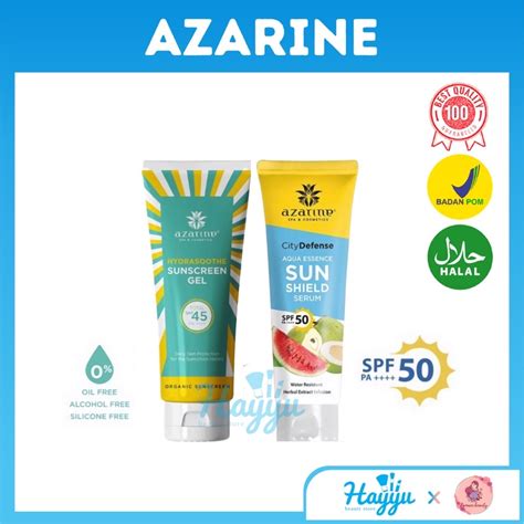 Jual AZARINE Aqua Essence Sun Shield Serum SPF 50 PA Hydrasoothe