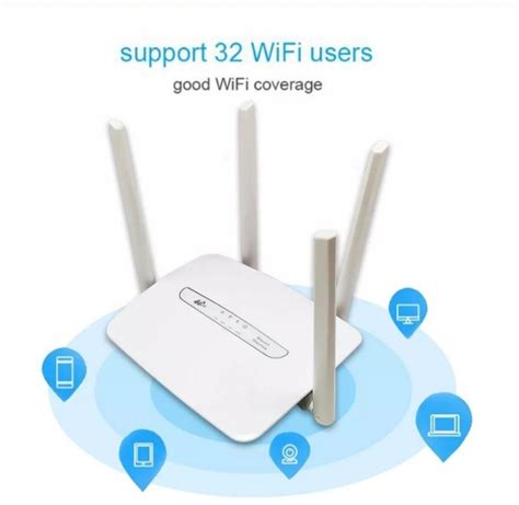 4 Antenna Sim Card Wifi Router For Tpg With Password And Other Sim Card