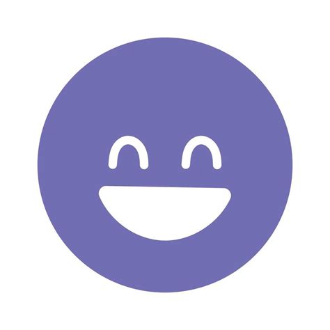 happy emoji illustration  blue background  vector art  vecteezy