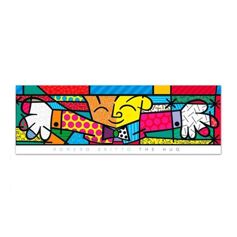 Quebra Cabeça 500 peças The Hug Do Romero Britto Loja Zuza Brinquedos