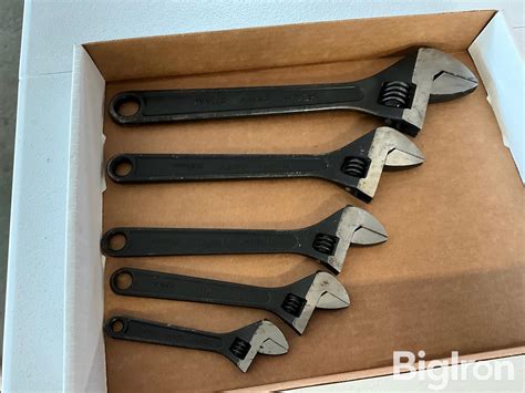 Heavy Duty Adjustable Wrenches Bigiron Auctions