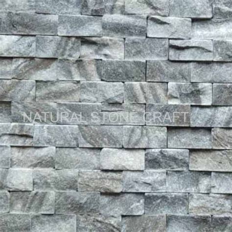 Grey Cultural Stone Cladding Exterior Wall Tile Thickness Mm