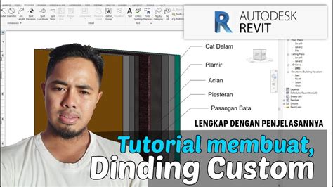 ARS Tutorial Revit Cara Membuat Dinding Custom YouTube