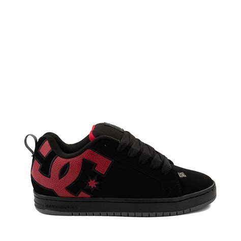 Mens Dc Court Graffik Skate Shoe Black Red Journeys