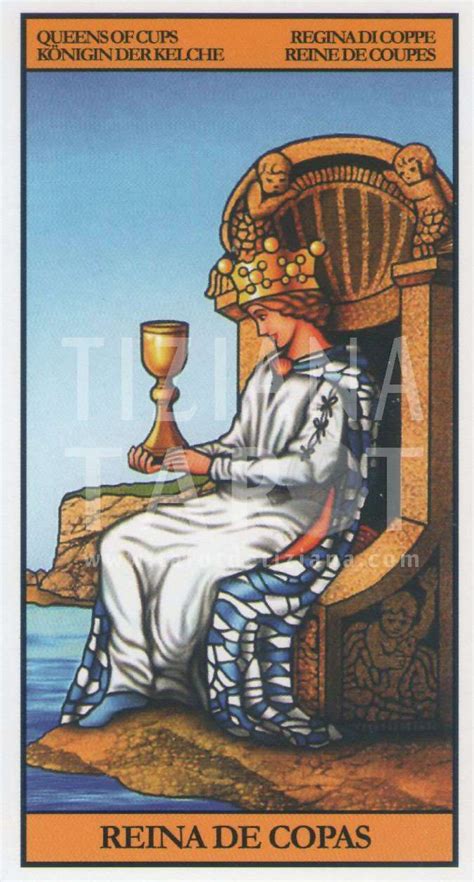 La Reina De Copas En El Tarot Tarot De Tiziana