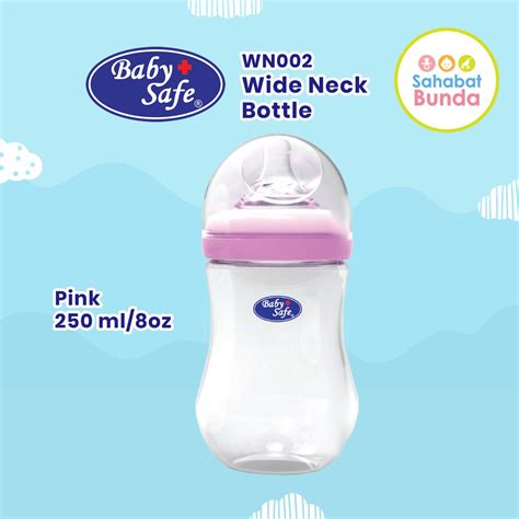 Jual Botol Susu Wide Neck BABY SAFE Bayi Milk Bottle 125ml 250ml