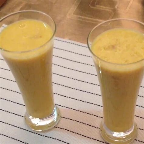 Batido de mango y plátano receta nutritiva y deliciosa Restaurante