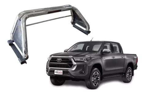 Roll Bar Bronx Acero Inoxidable Con Stop Toyota Hilux Meses Sin