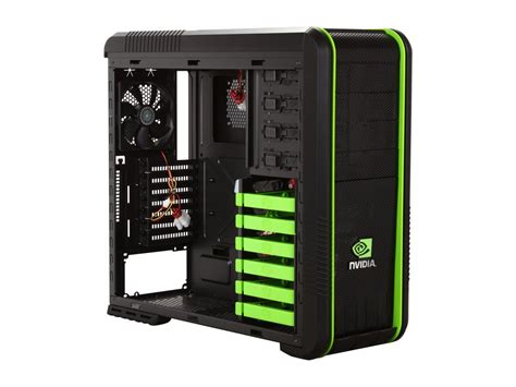 Cooler Master Cm 690 Ii Advanced Nvidia Edition Nv 692a Kwn2 Black Green Computer Case