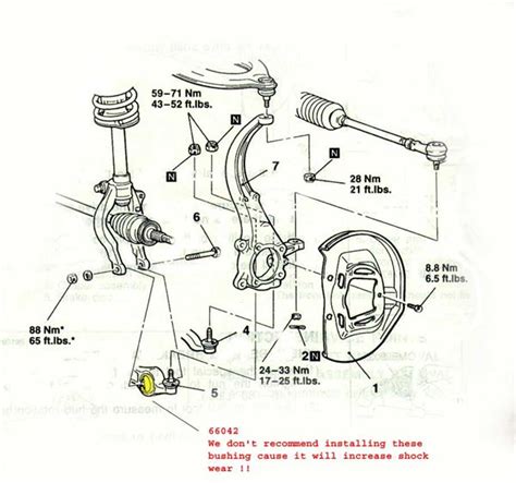 Front End Suspension Parts Diagram