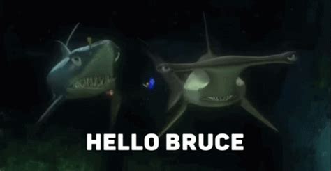 Bruce Hello GIF - Bruce Hello Finding - Discover & Share GIFs